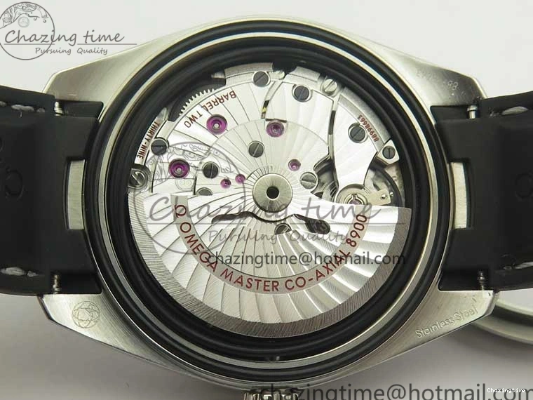 0308 Aqua Terra 150M Master Chronometers VSF 1:1 Best Edition Black Dial SS Hand on Black Rubber Strap A8900 Super Clone Unisex 8005